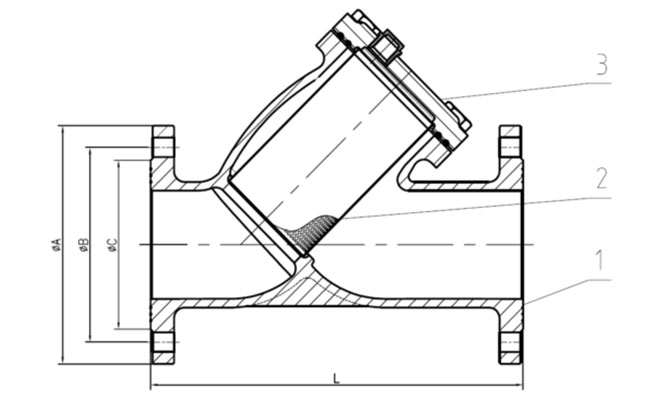 美標(biāo)Y型過(guò)濾器GL41H-150LB